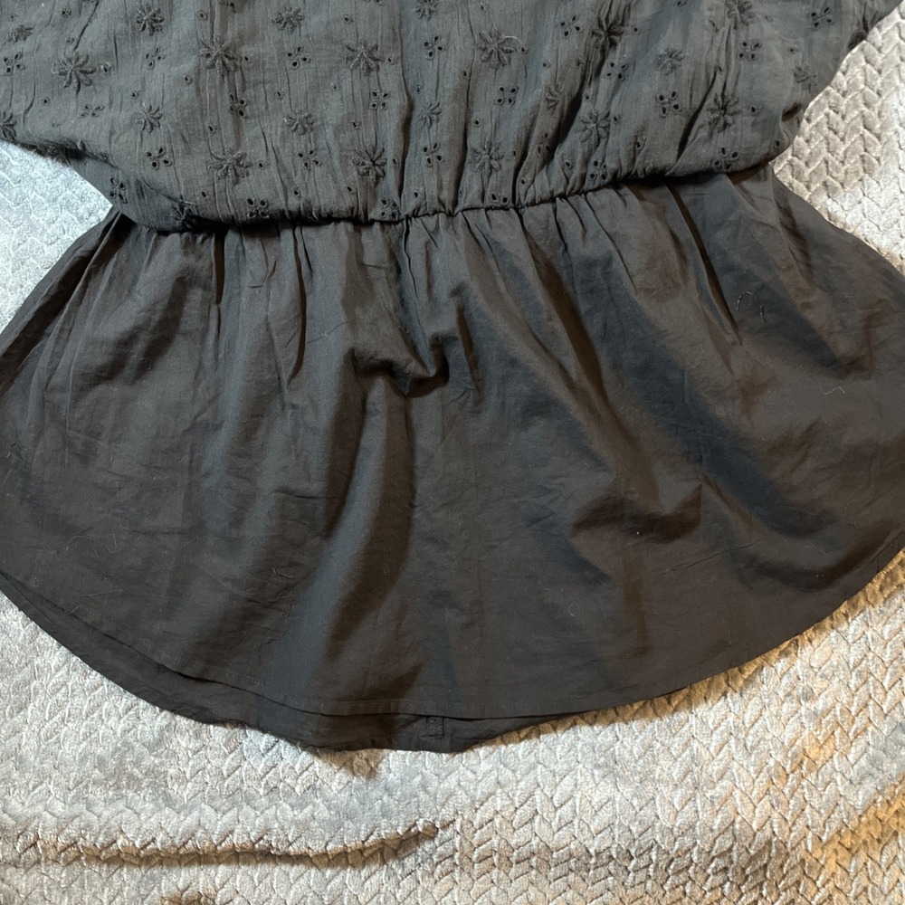 Aerie Mini Skirt Women's Medium Embroidered Floral Lined Side Ties Going‎ Out - Picture 7 of 11